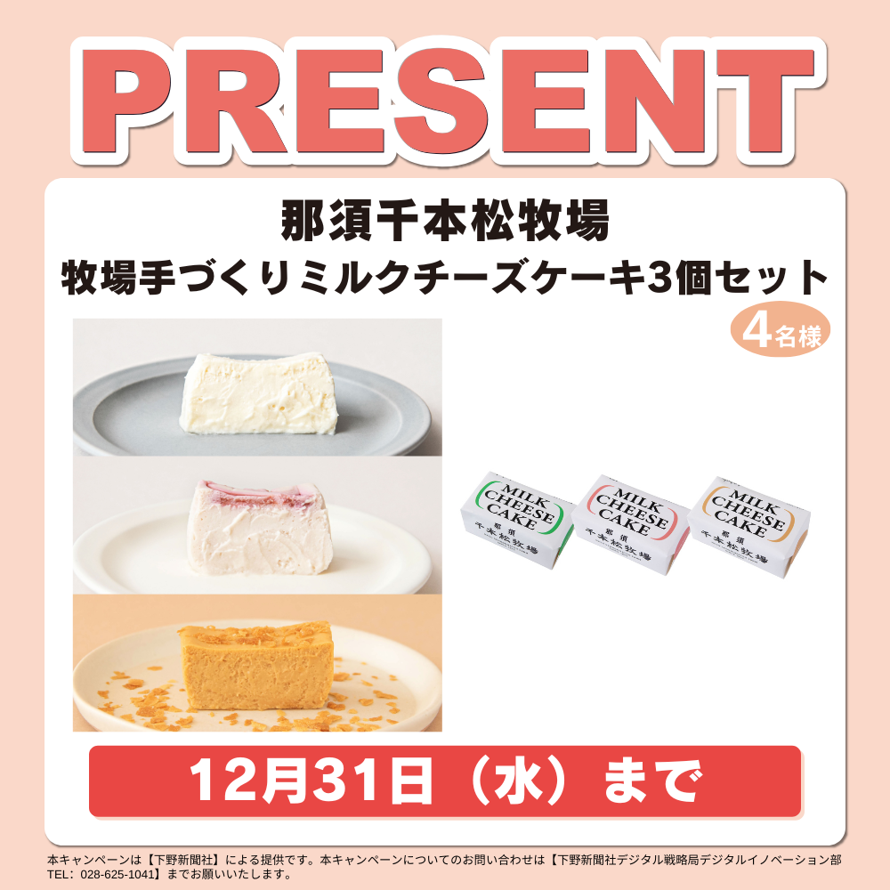 千本松牧場チーズケーキ